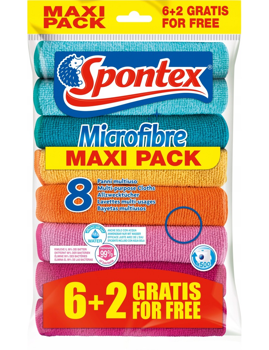 Spontex Ściereczki Microfibre 8 szt