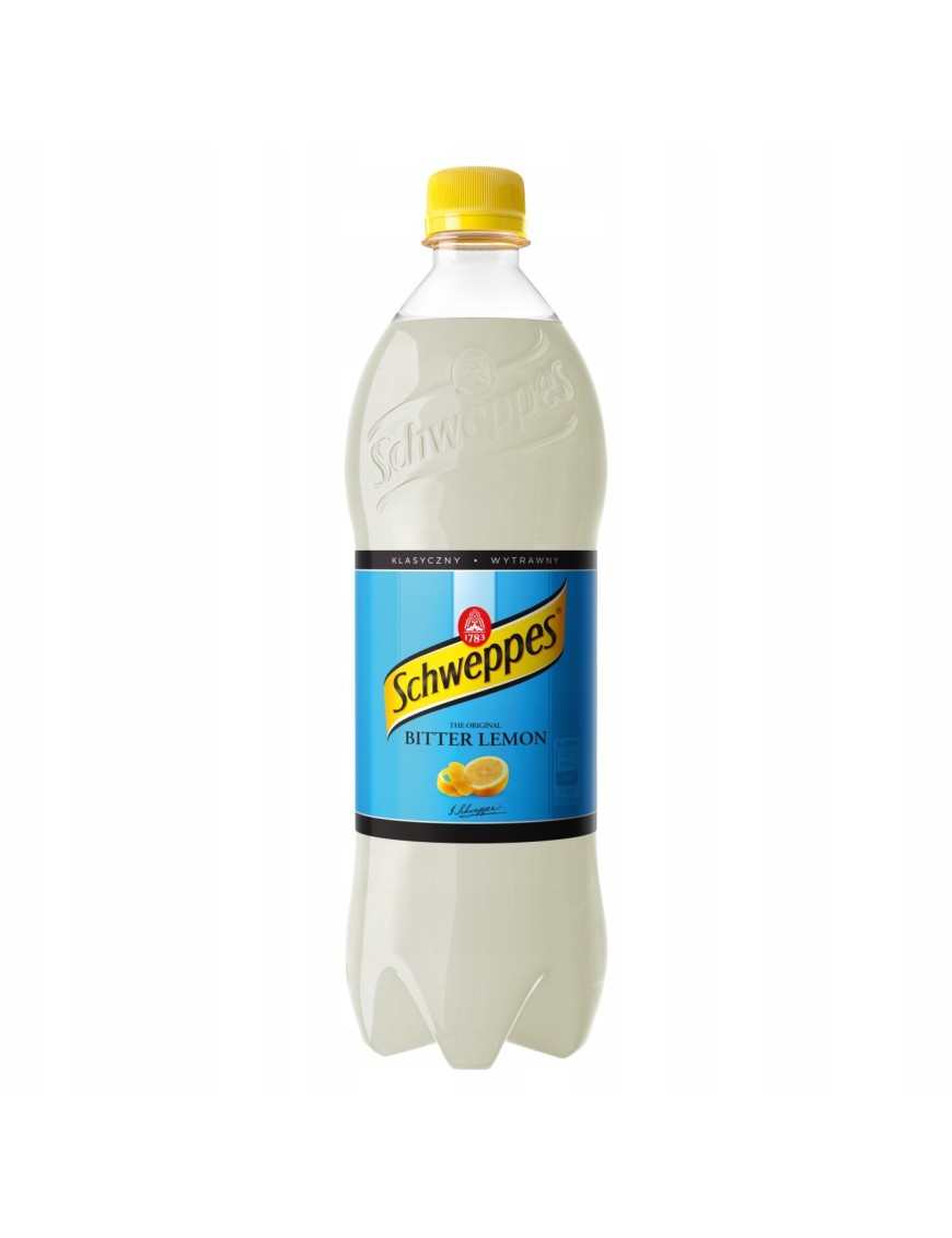 Schweppes Bitter Lemon Napój gazowany 900 ml