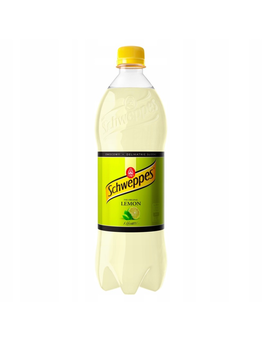 Schweppes Lemon Napój gazowany 850 ml