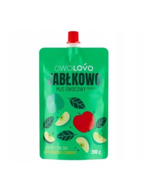 OWOLOVO Jabłkowo Mus owocowy 200 g