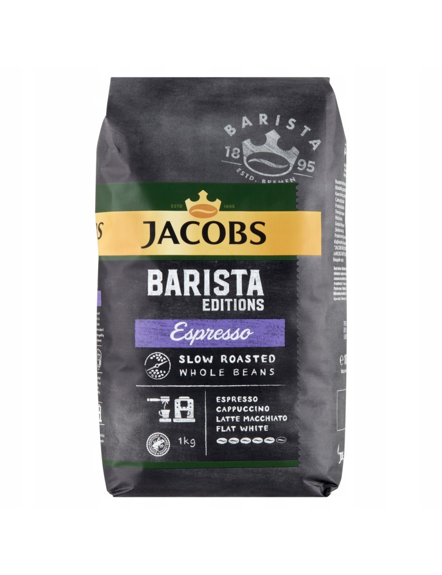 Jacobs Barista Editions Kawa ziarnista palona 1 kg