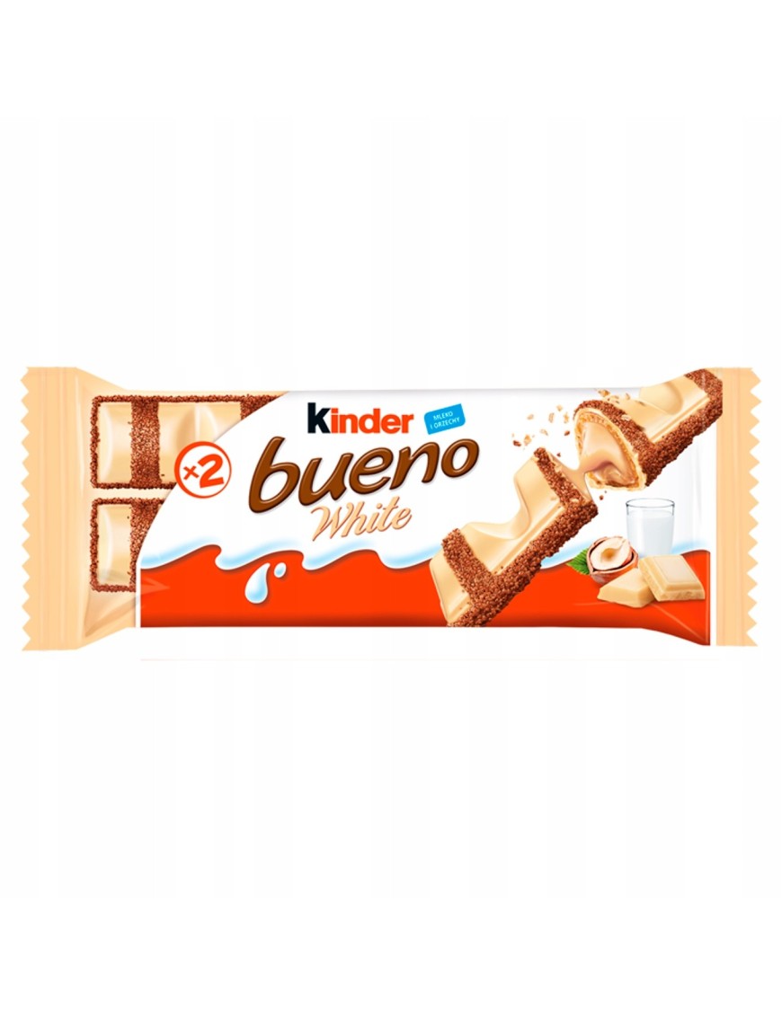 Kinder z mleczno-orzechowym nadzieniem 39 g (2szt)