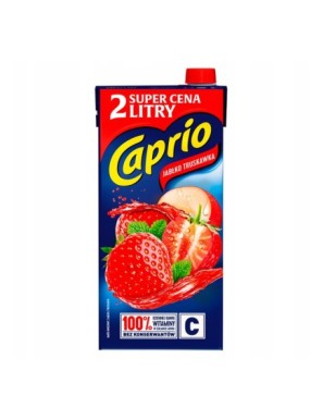 Caprio Napój jabłko truskawka 2 l