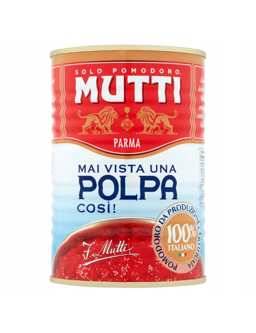 Mutti Pulpa Pomidory krojone bez skórek 400 g