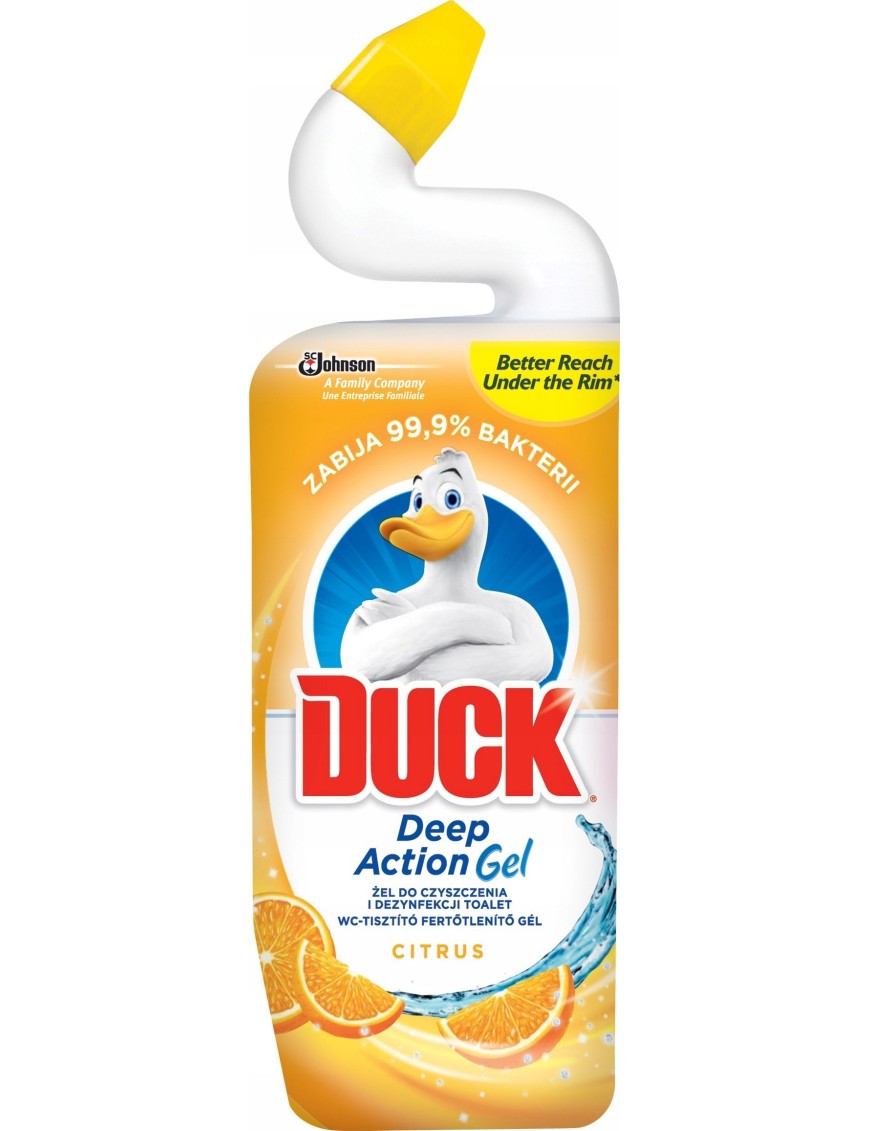 Żel do toalet Duck deep action citrus 750ml