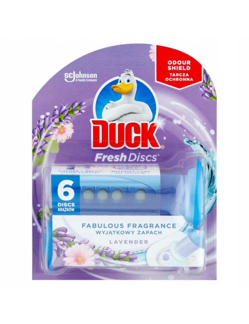 Duck Fresh Żelowy krążek do toalety lawendowym 36m