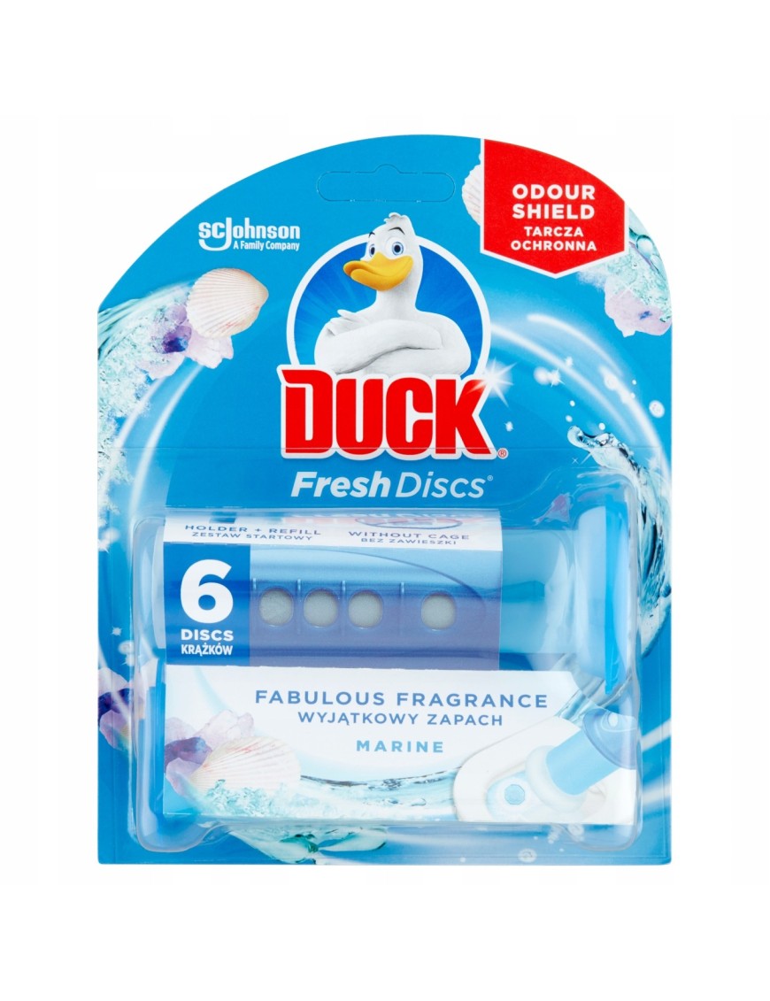 Duck Fresh Discs Żelowy krążek do toalety morski