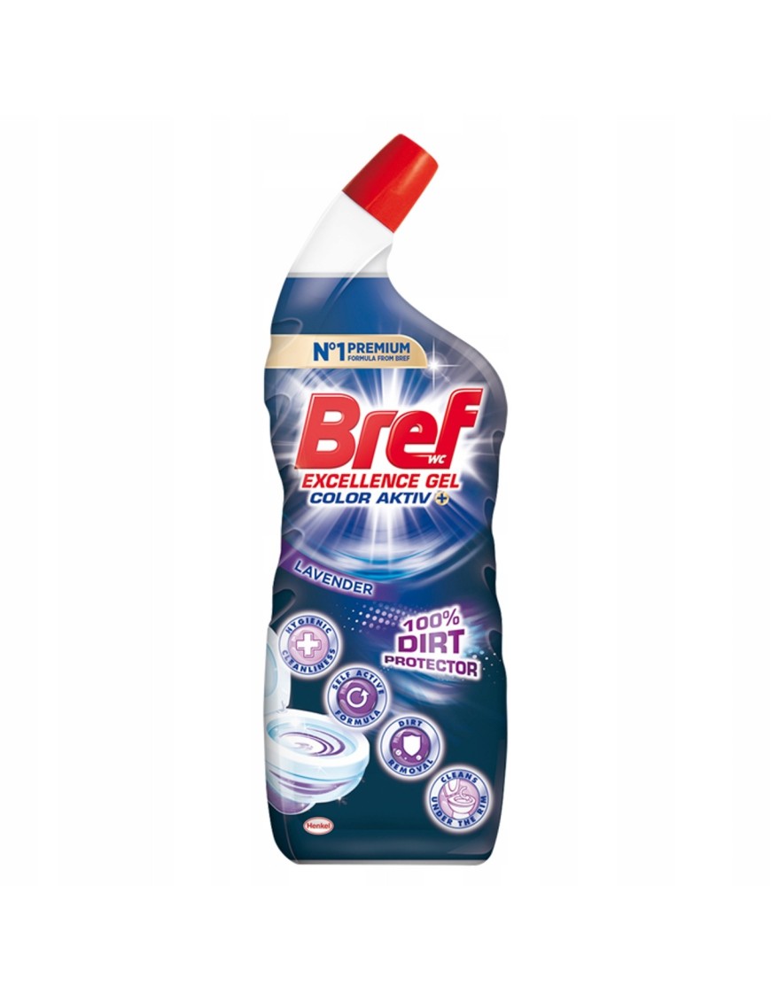 Bref Gel Color Aktiv Lavender do WC 700 ml