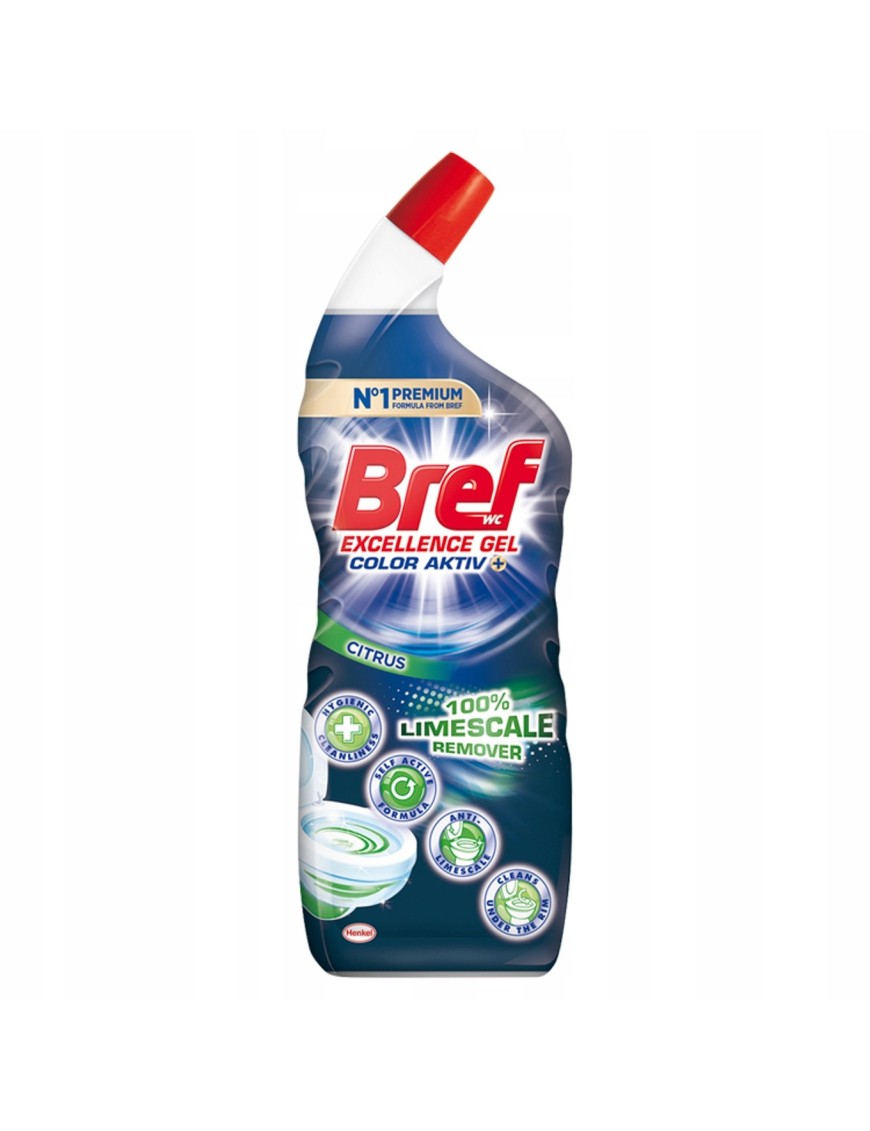 Bref Gel Color Aktiv Citrus Środek do WC 700 ml