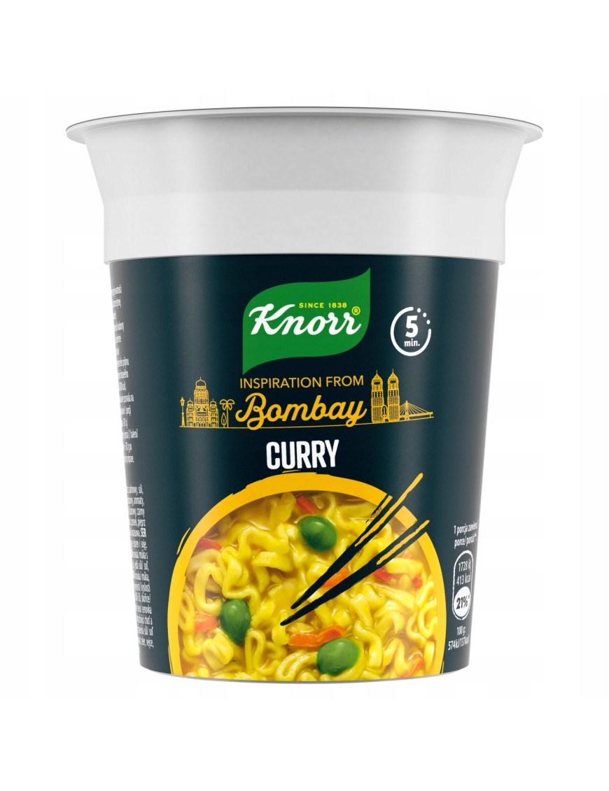 Knorr Kluski z sosem curry 90 g