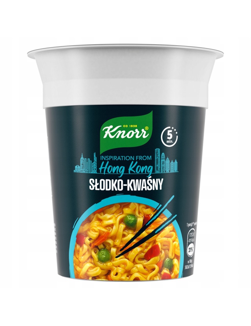 Knorr Kluski z sosem o smaku słodko-kwaśnym 90 g