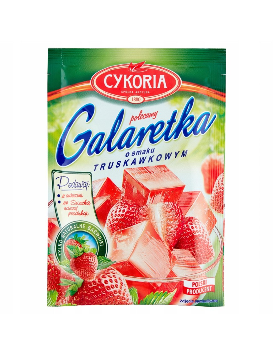 Cykoria Galaretka o smaku truskawkowym 75 g