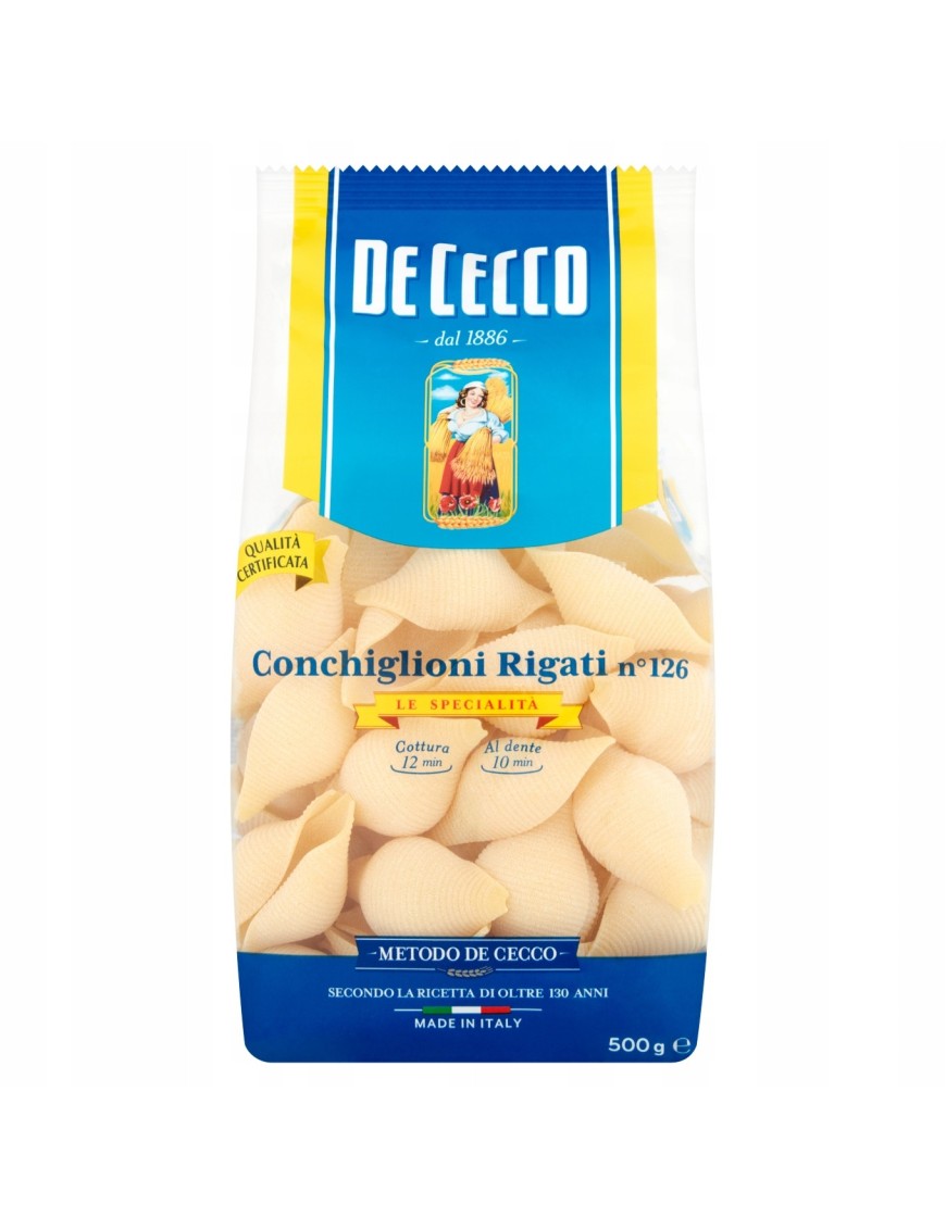 De Cecco Makaron z pszenicy durum duże muszle 500g