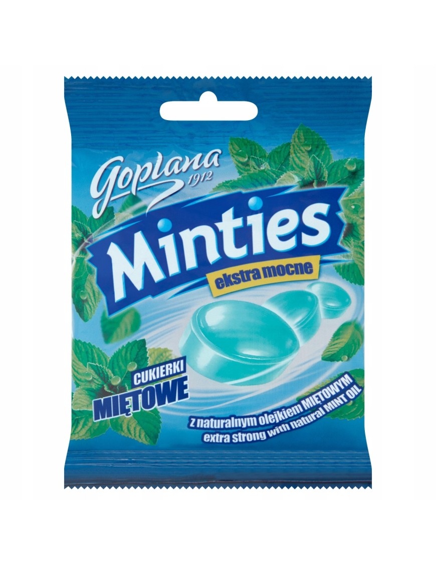 Goplana Minties Cukierki miętowe ekstra mocne 90 g