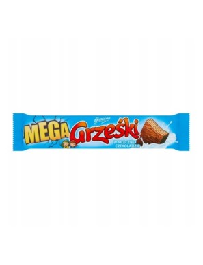 Grześki Mega Wafel z kremem kakaowym 48 g