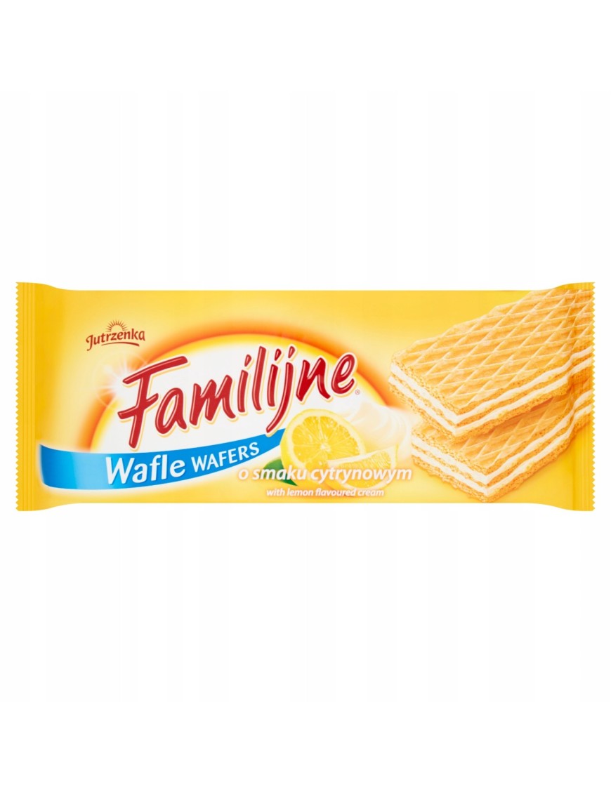 Familijne Wafle o smaku cytrynowym 180 g