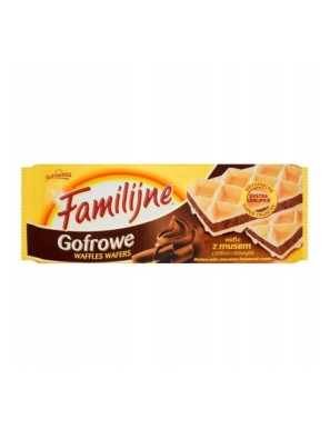 Familijne Gofrowe wafle z musem czekoladowym 130 g