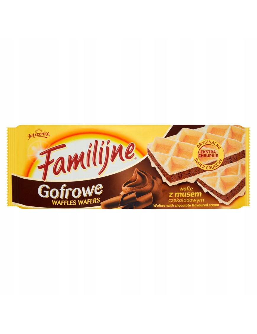 Familijne Gofrowe wafle z musem czekoladowym 130 g