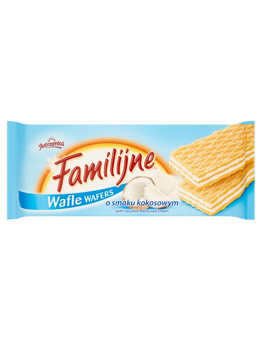 Familijne Wafle o smaku kokosowym 180 g