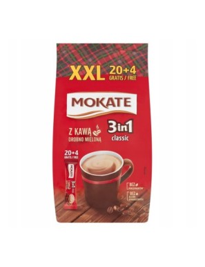 Mokate 3in1 Classic napój kawowy w proszku 408 g