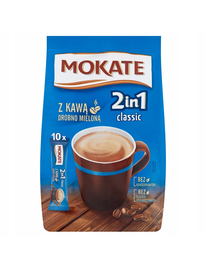 Mokate 2in1 Classic napój kawowy w proszku 140 g