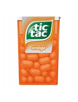 Tic Tac Drażetki o smaku pomarańczowym 18 g