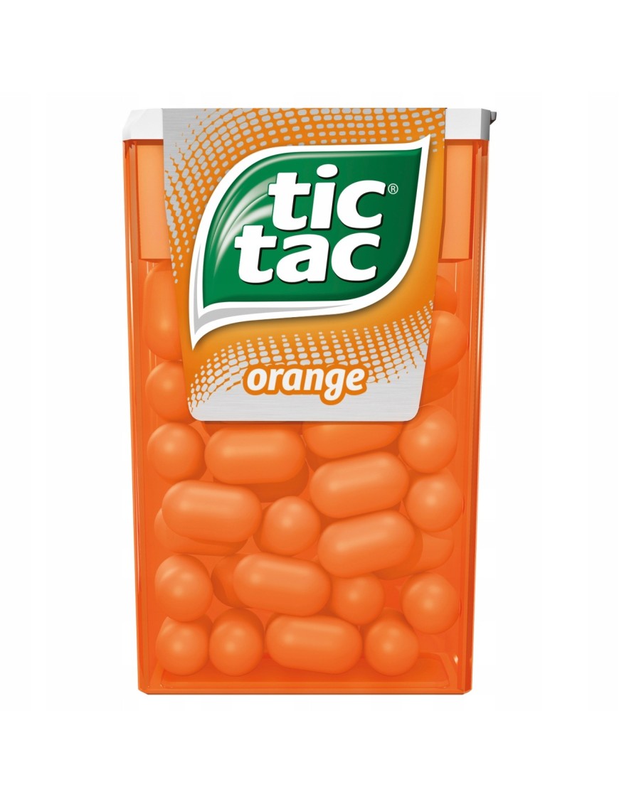 Tic Tac Drażetki o smaku pomarańczowym 18 g