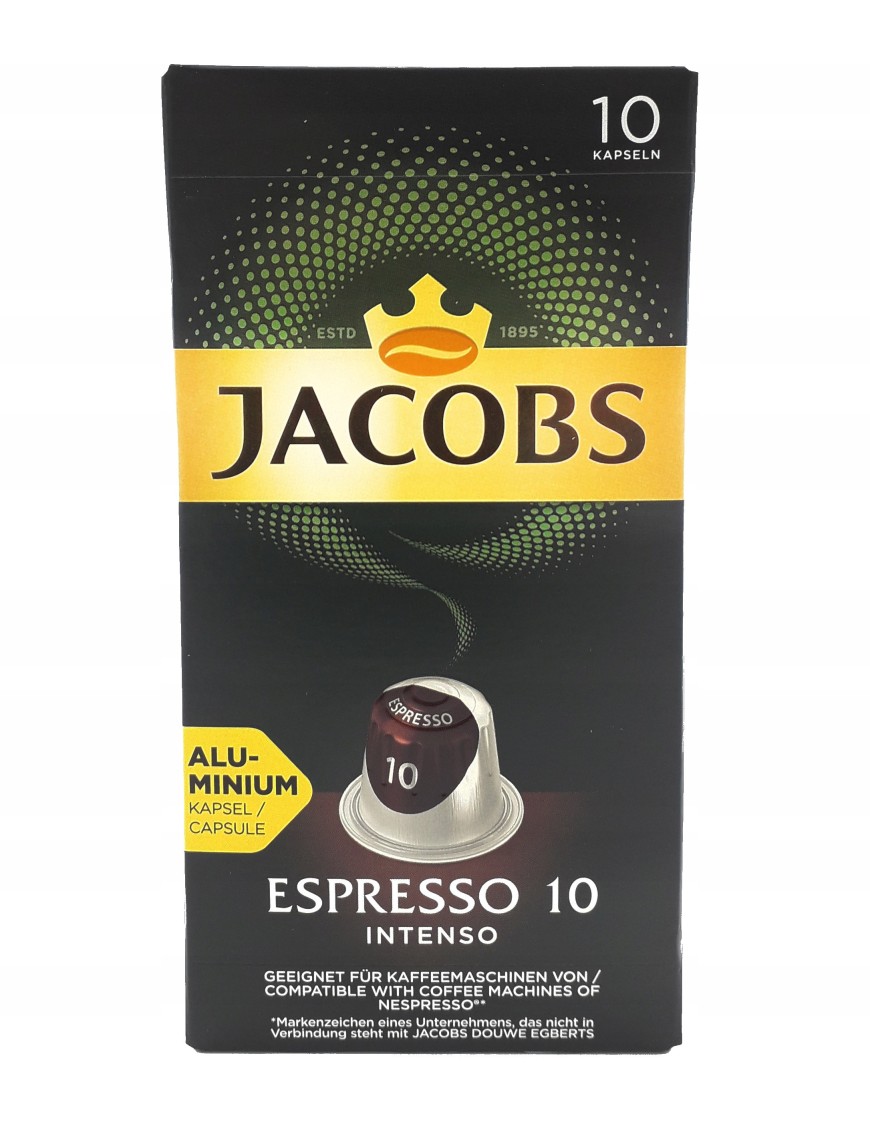 Jacobs Espresso Kawa w kapsułkach 52 g (10 sztuk)