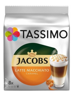 Tassimo Jacobs 8 kapsułek i mleko 8 kapsułek 268g