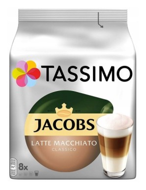 Tassimo Jacobs 8 kapsułek i mleko 8 kapsułek 264 g