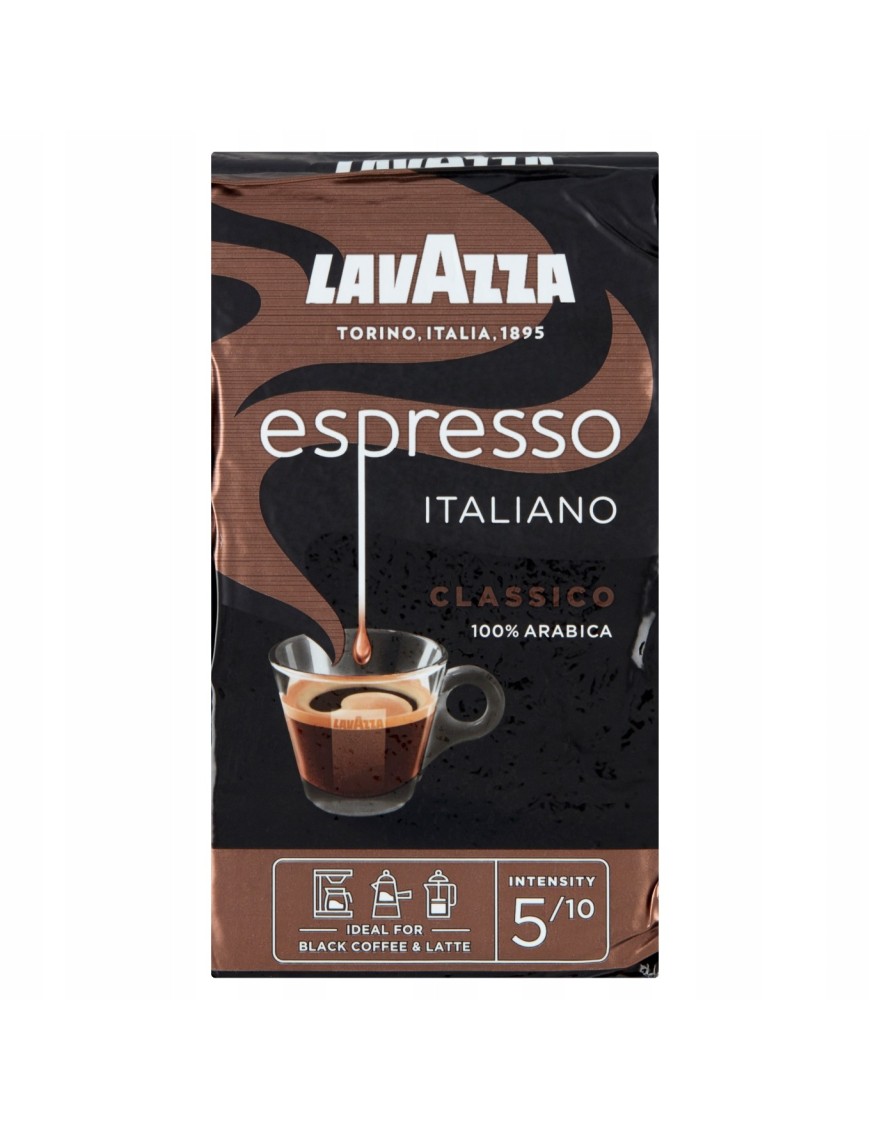 Lavazza Espresso Classico Mielona kawa palona 250