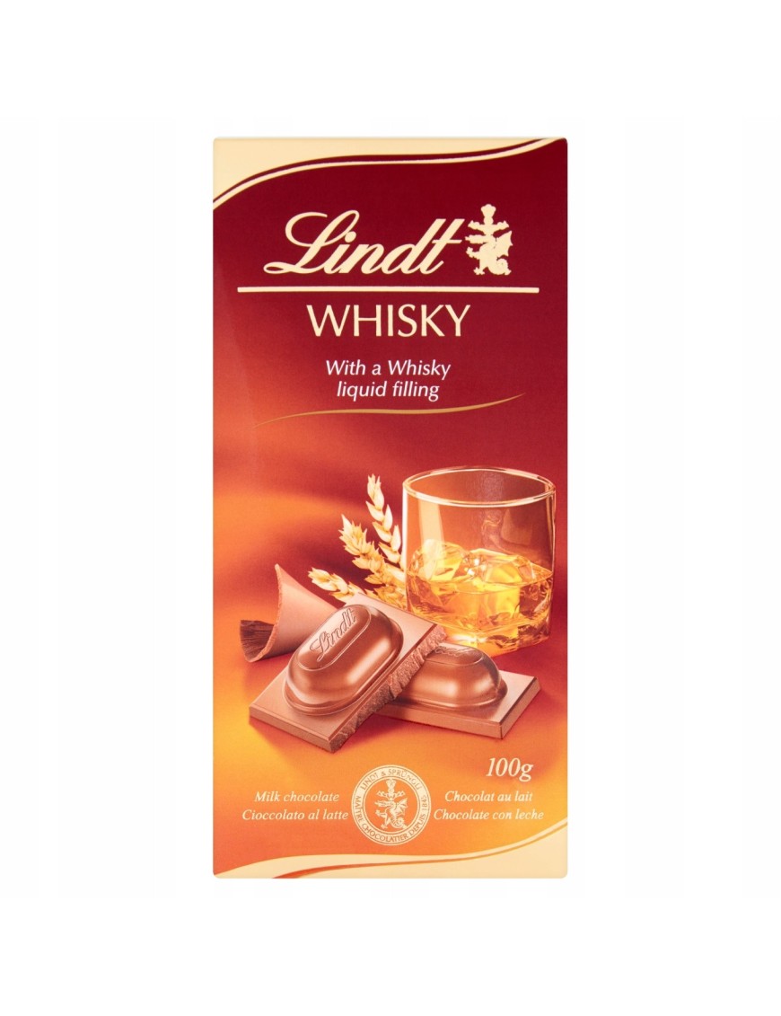 Lindt Czekolada z płynnym nadzieniem z Whisky 100