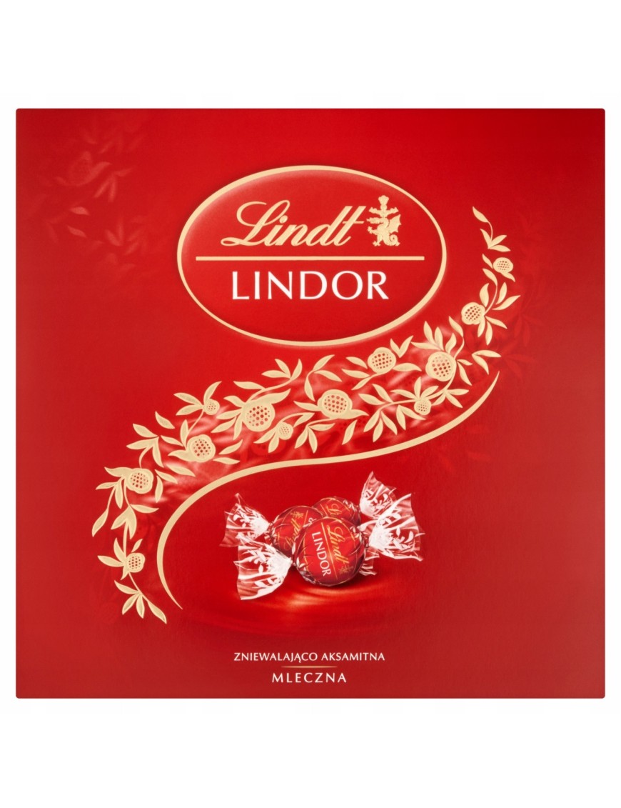 Lindt Lindor z czekolady mlecznej z nadzieniem