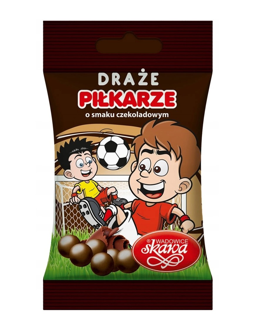 Wadowice Skawa Piłkarze Draże o smaku czekoladowym