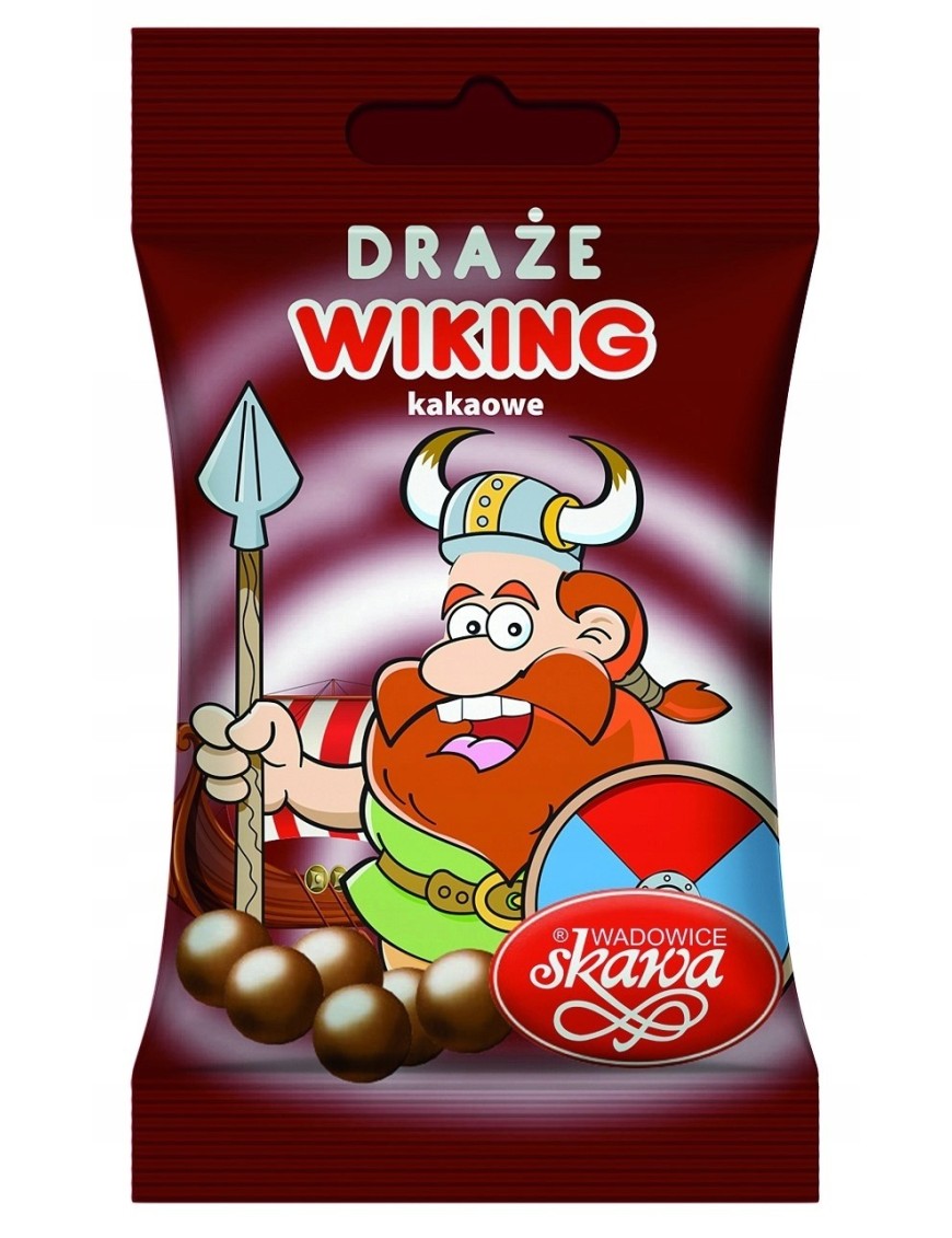 Wadowice Skawa Wiking Draże kakaowe 70 g