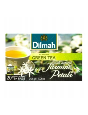 Dilmah Zielona herbata z kwiatami jaśminu 30 g
