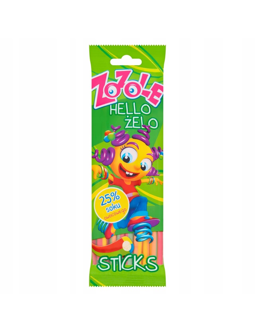 Zozole Hello Żelo Sticks Żelki 75 g