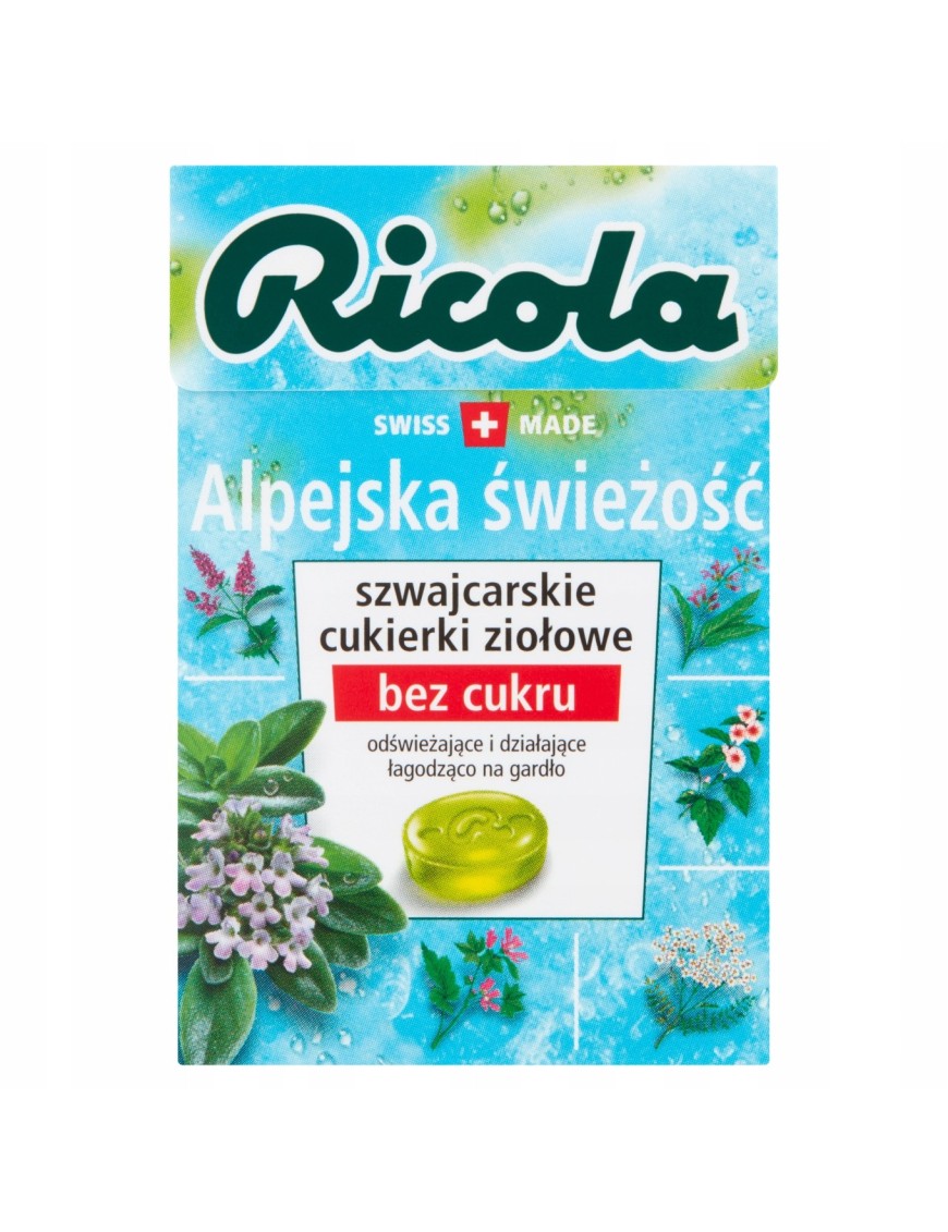 Ricola Szwajcarskie cukierki alpejska świeżość