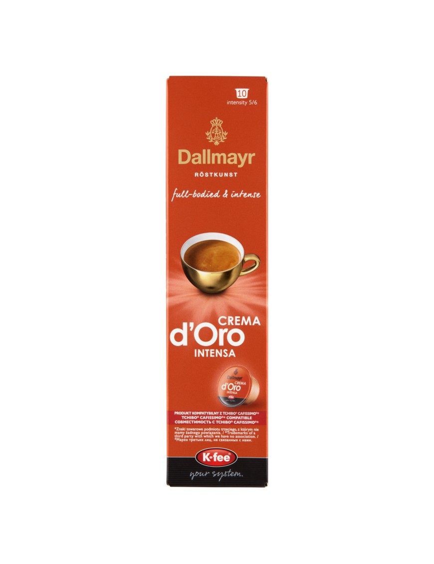 Dallmayr Crema d'Oro Intensa Mielona kawa 10x7,8g