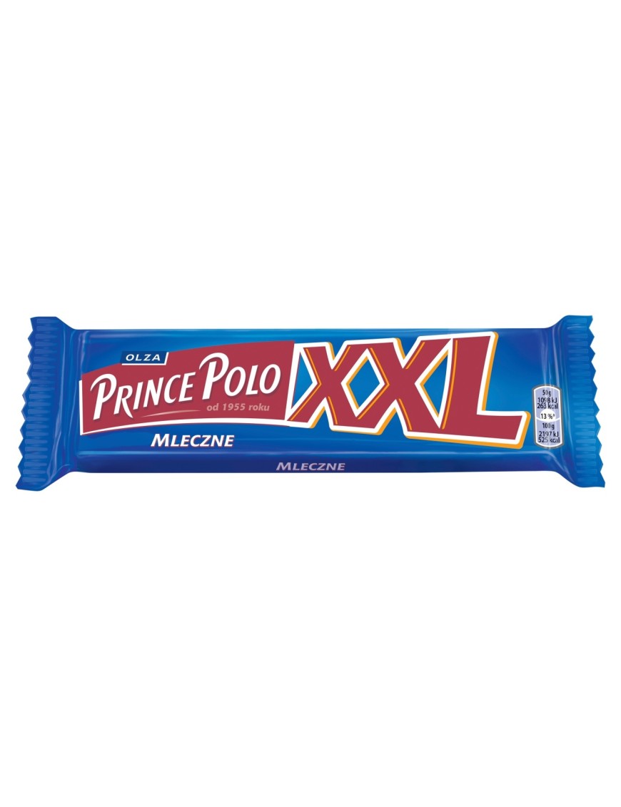 Prince Polo XXL oblany czekoladą mleczną 50 g