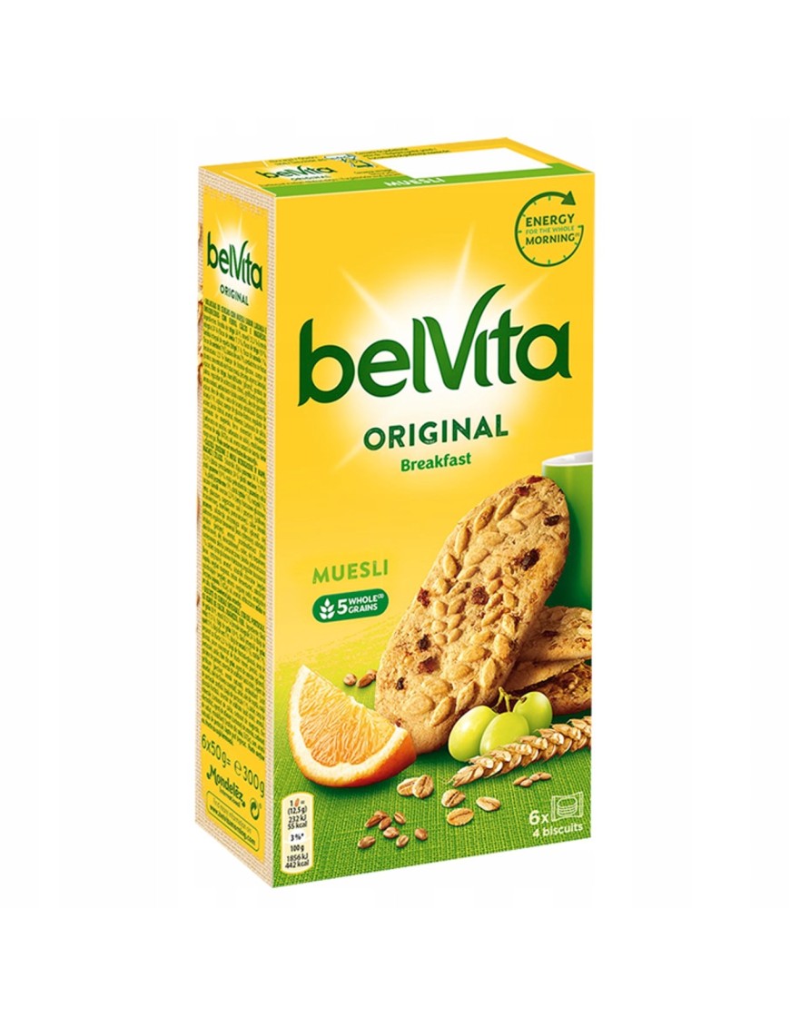 belVita Breakfast Ciastka zbożowe z musli 300 g (