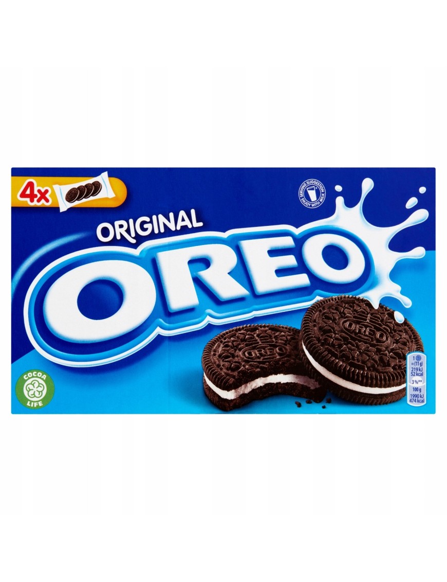 Oreo Original z nadzieniem o smaku waniliowym 176g