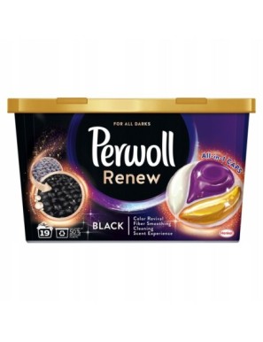 Perwoll Renew Caps Black All-in-1 19 prań