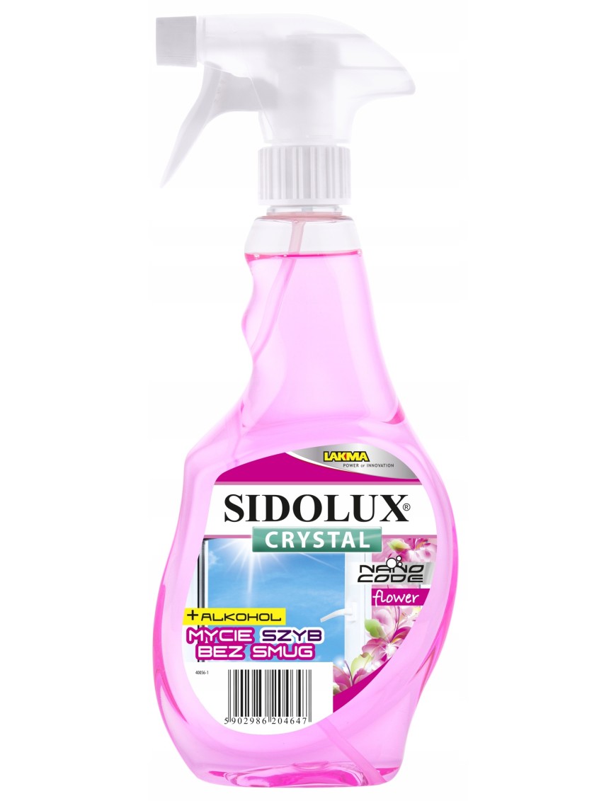 Sidolux Crystal flower Płyn do mycia szyb 500ml