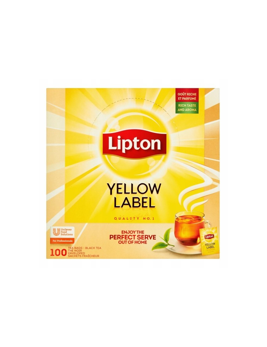 Herbata Lipton Yellow Label 100 kopert x18g