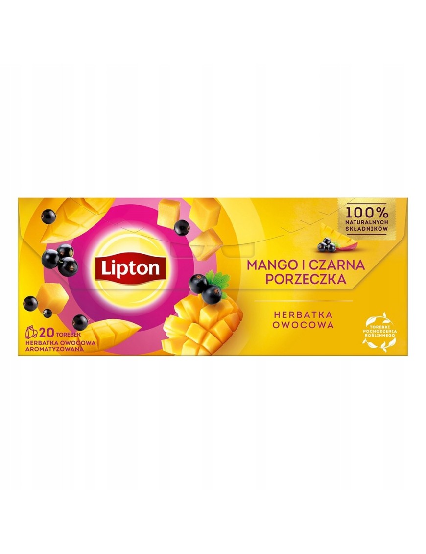 Lipton Fruit Mango i Czarna porzeczka 20TB