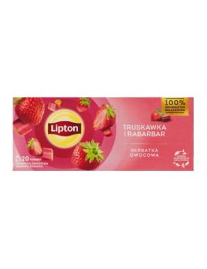 Lipton Fruit Truskawka i Rabarbar 20TB