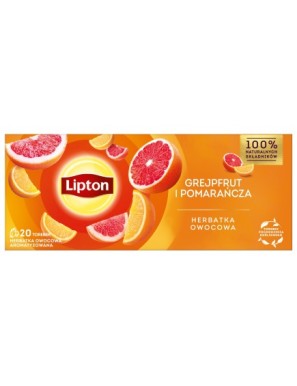 Lipton Fruitgrejpfrut i Pomarańcza 20TB