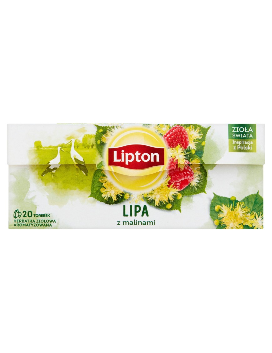 Herbatka Lipton Lipa z malinami 20 torebek