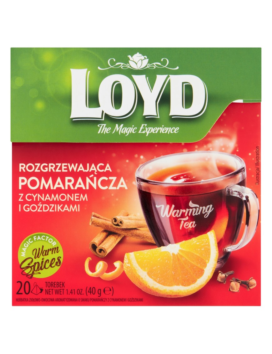 Loyd Herbatka Rozgrzewająca Pomarańcza & Cynam